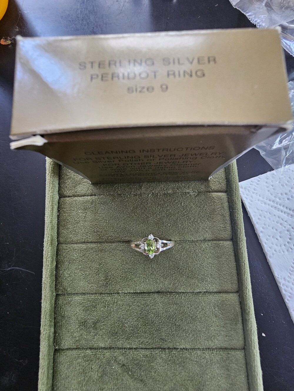 Vintage Avon Sterling Silver Ring Size 9